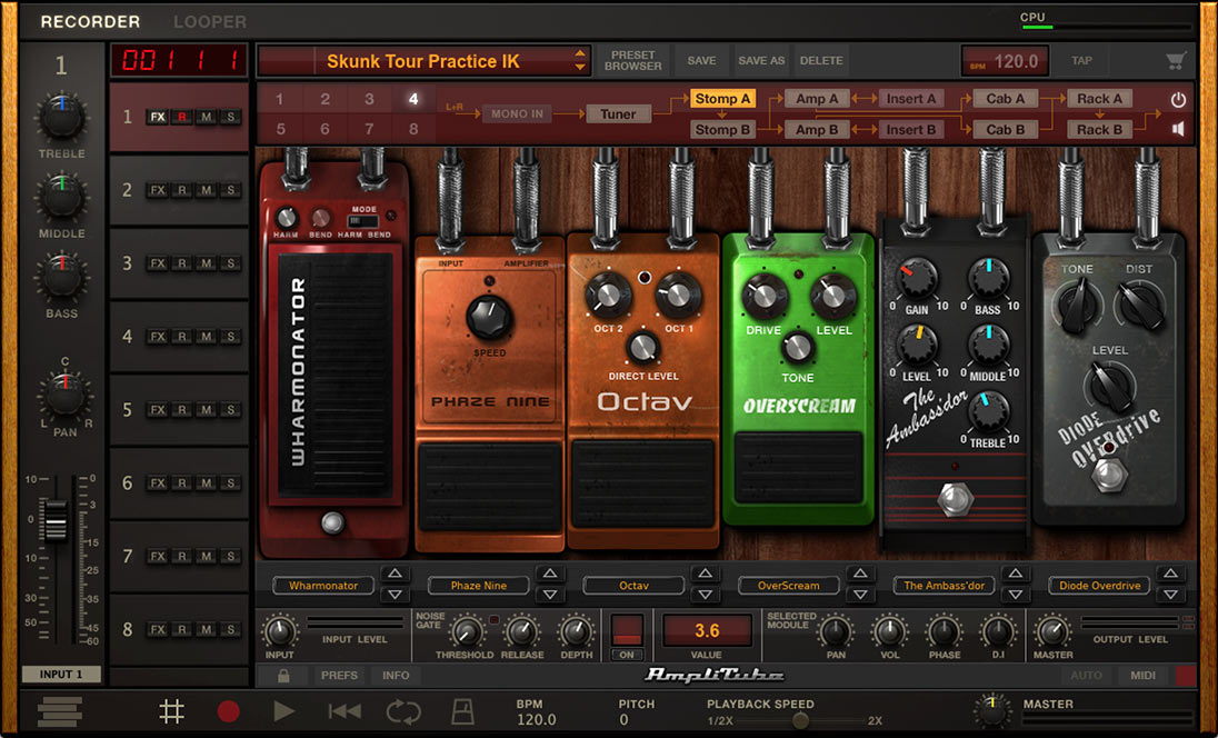 Ace AmpliTube stomps