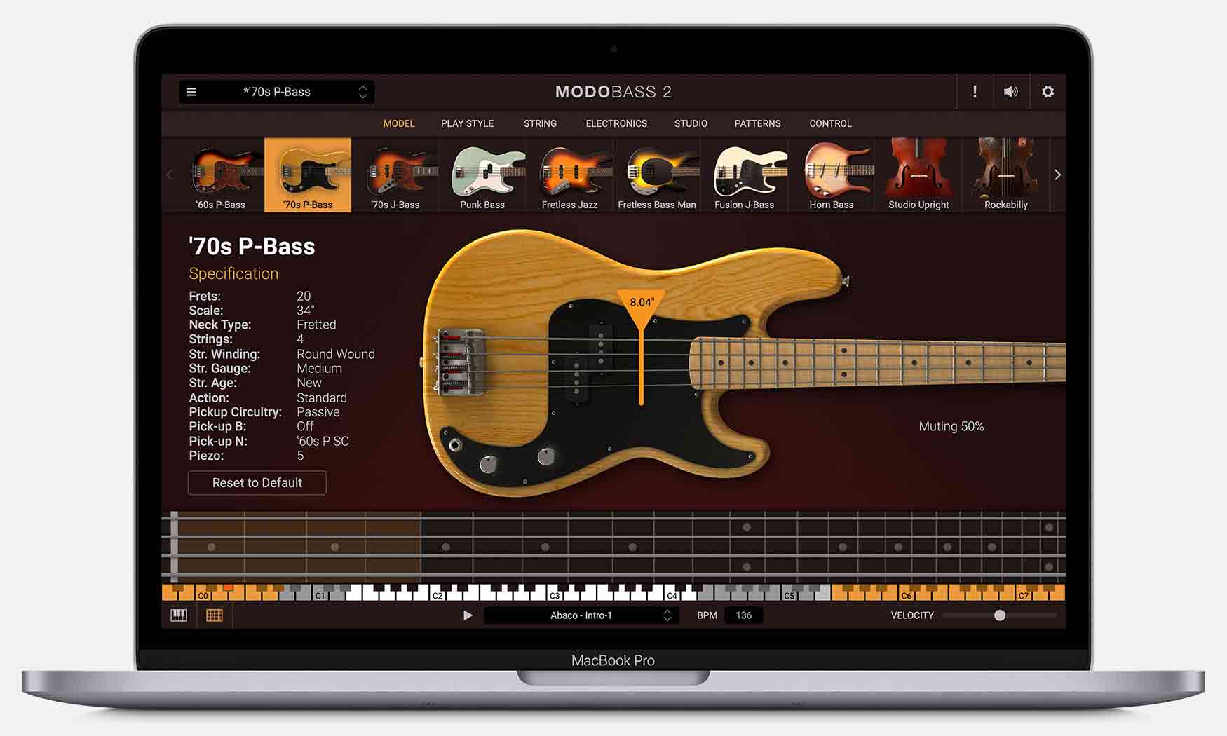 Macbook MODO BASS 2