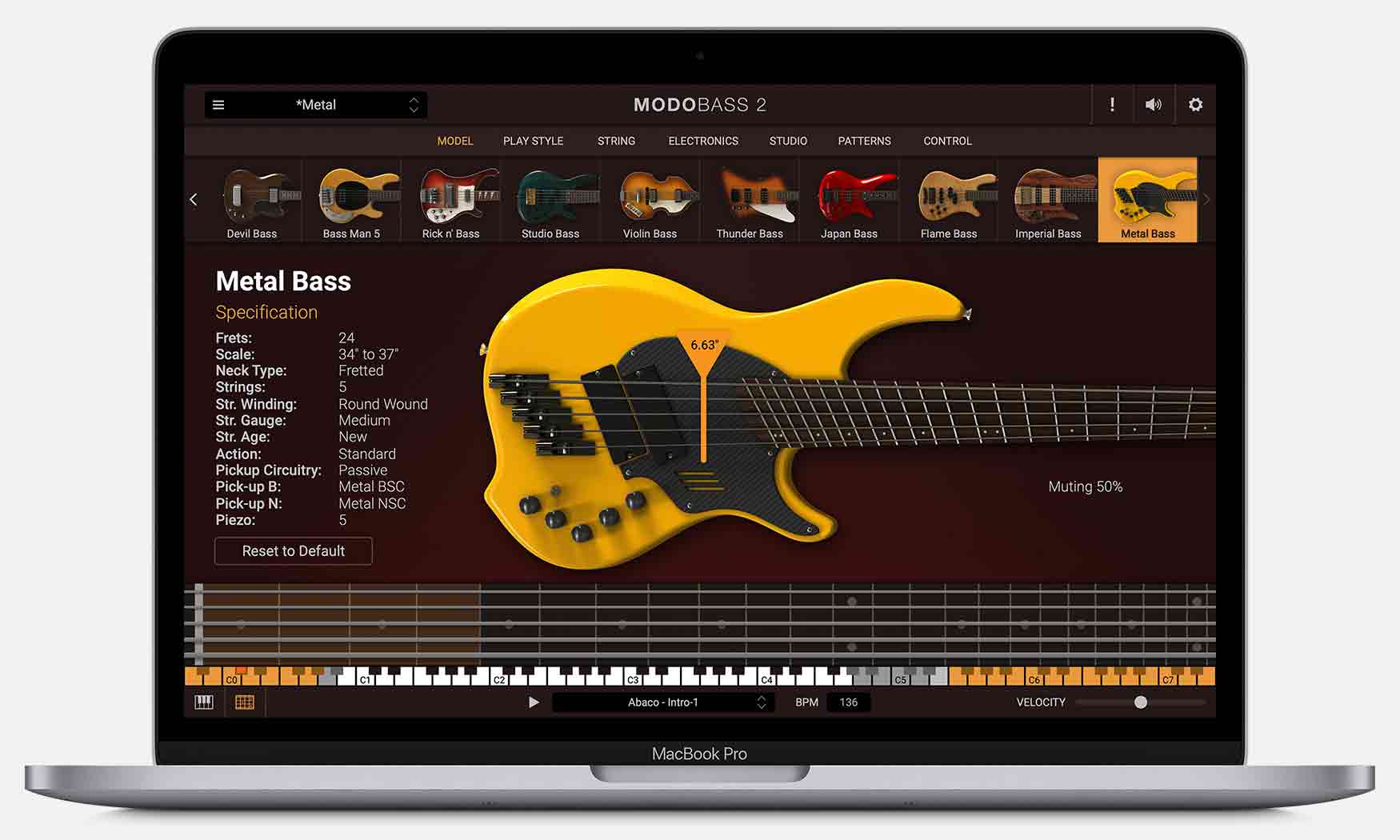 Macbook MODO BASS 2