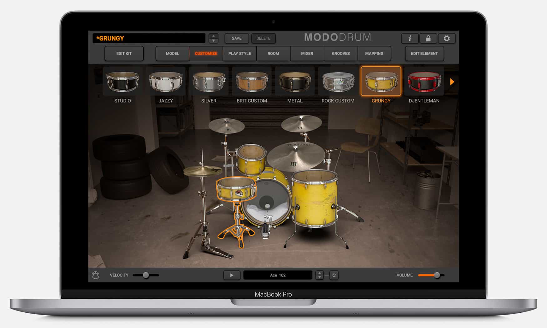 Macbook MODO DRUM Kit