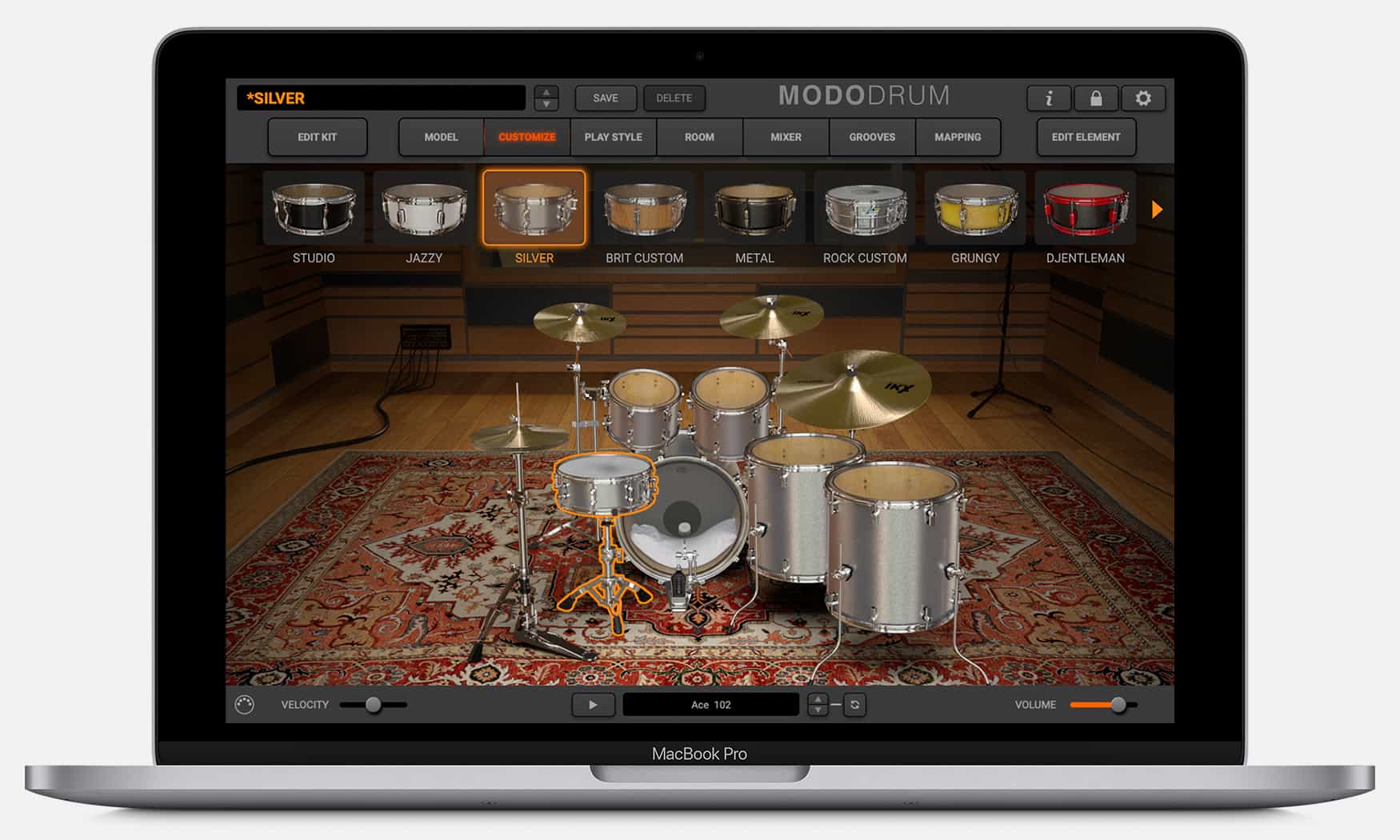 Macbook MODO DRUM Kit